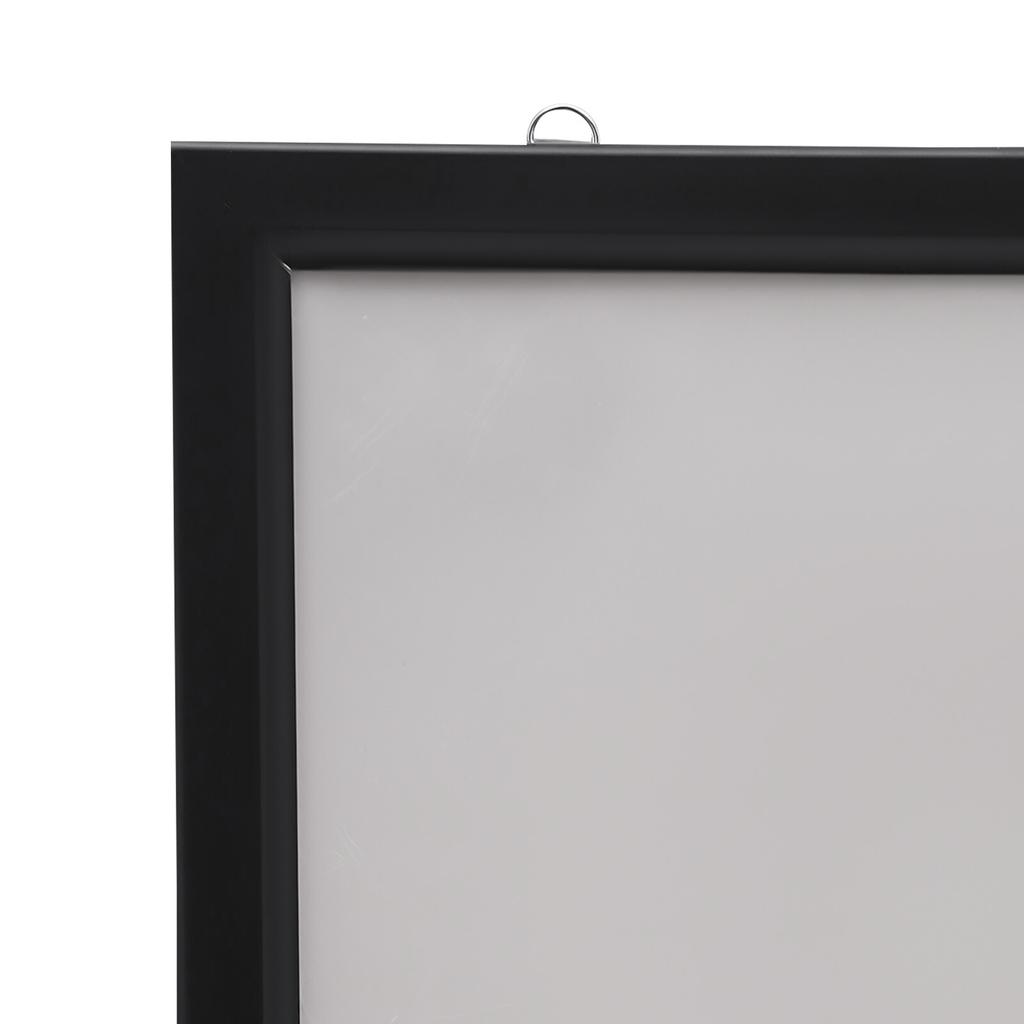 24x36 LED Movie Poster Frame Light Box Black Slim Edge Lit Backlit Advertising Display Wall Mount Cinema