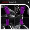 Muge Racing Ghost Shift Knob, Aluminum Weighted Automotive Gear Shift Manual Knobs Lever With 3 Threaded Adapters M8 M10 M12 X 1.25, Universal For