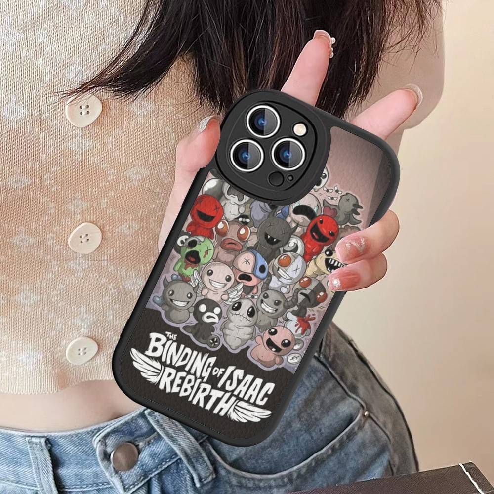 Action Game The Binding Of Isaac Phone Case For IPhone 16 15 14 13 12 11 Pro Max Plus Leather Cover