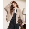 ET BOITE Women's Loose Fit Stand-Collar Cropped Windbreaker