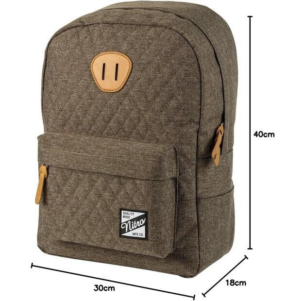 Backpack Nitro Urban Classic Burnt Olive