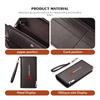 For Mitsubishi Men's Long Wallet Multi-card Slot Card Holder Business Wallet Outlander Lancer L200 ASX Pajero Grandis Eclipse