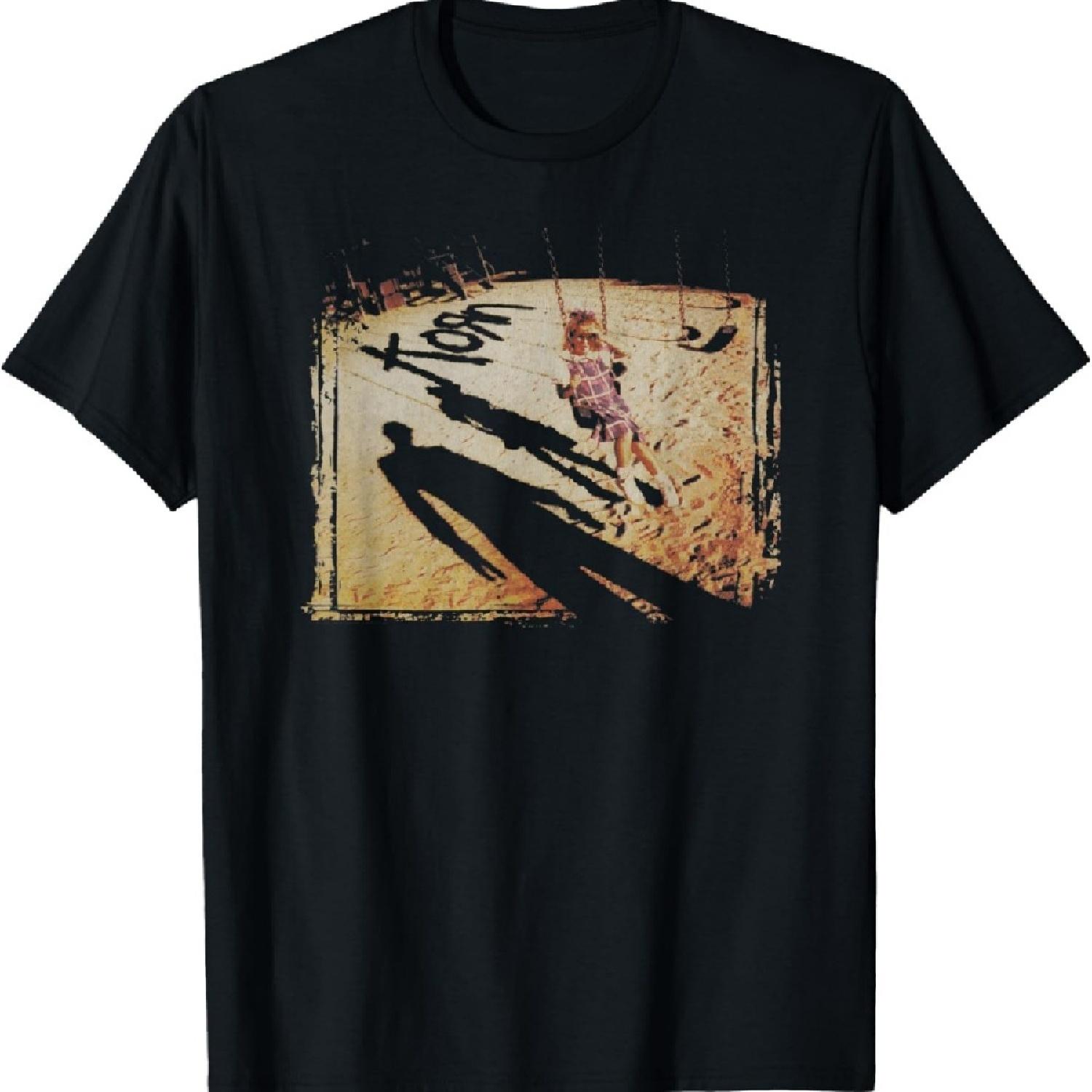 

Korn Качели Обложка Футболка Футболка XXXXXL чёрный