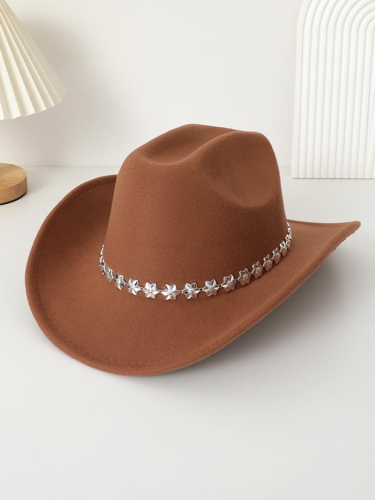 Western cowboy top hat felt hat Tibetan top hat three-dimensional pattern accessories jazz hat new woolen hat