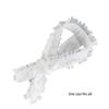 Elegant Kimono Collar Accessory Ruffled Lace Pearls Beaded Japanese Dress Core Collar Lining Kimono Belt for Womens Robe