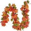 Flexible Autumn Leaf Garland Layered Leaf Clusters Faux Maple Vine Fall Leaf Vine  Wedding Decor