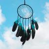 Dream Catcher Handmade Blue Feather Dreamcatchers Wall Hanging Ornament for Kids Home Decoration Girl Bedroom Craft Gift