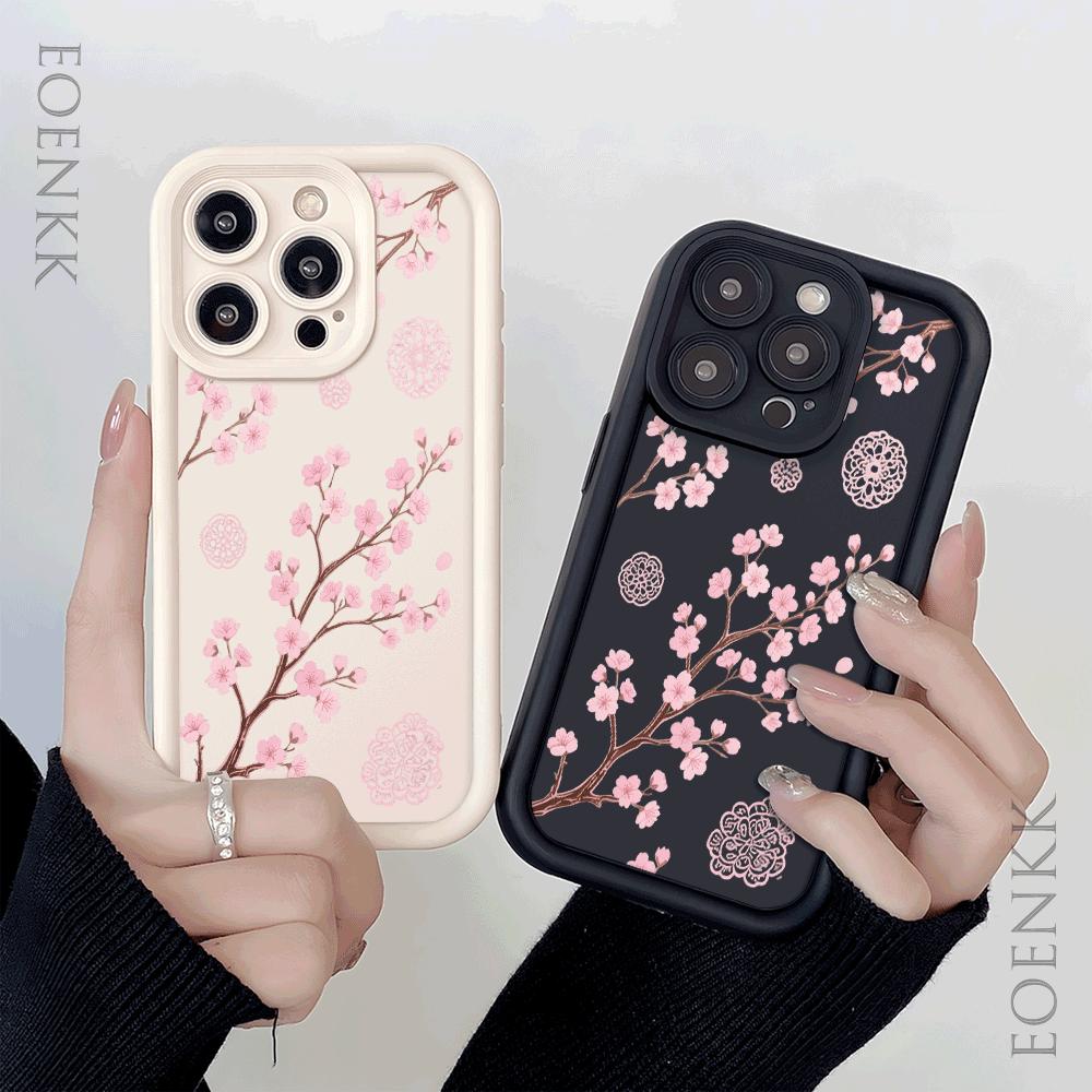 Coque de téléphone pour Xiaomi Redmi Note 14 13 12 11 10 9 8 7 Pro/Plus 5G Impression populaire de fleurs roses Anti-choc Protection Housse souple