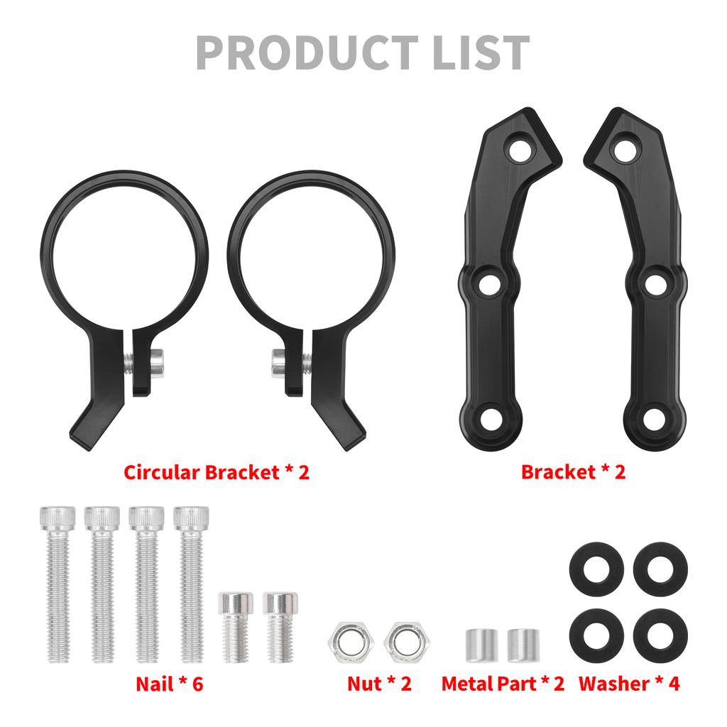 Motorcycle Shock Absorber Remote Reservoir Mounts For Harley Baggers/Touring Street Electra Road Glide Road King FLHTK 2014-Up