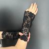 Lightweight Sheer Lace Arm Sleeves Sun Protective Gear Wedding Party Outdoor Activity Rudiments
