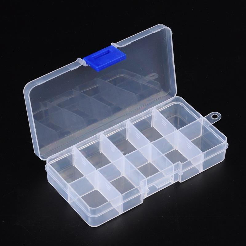 8 Styles Clear Plastic Jewelry Storage Case Small Boxes Storage Case Container Packaging Box Earrings Rings Beads Earplug Boxes