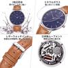 BUREI Waterproof Quartz Watch with Date Slim Leather Casual Women's Display, Strap, Stylish, Simple, Lightweight,