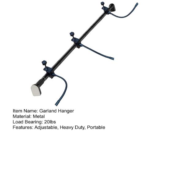 Yousheng Front Door Garland Hanger No Screws Drilling Adjustable Heavy Duty Christmas Decoration Holder for Wreaths Lights Up To 20lbs