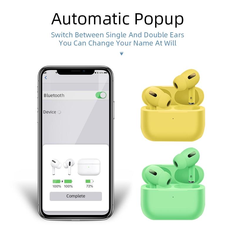 2026 אוזניות בלוטות' TWS אלחוטיות אוזניות AirPods שליטת מגע אוזניות מוזיקה חיישן בתוך האוזן אוזניות ספורט סטריאו סראונד