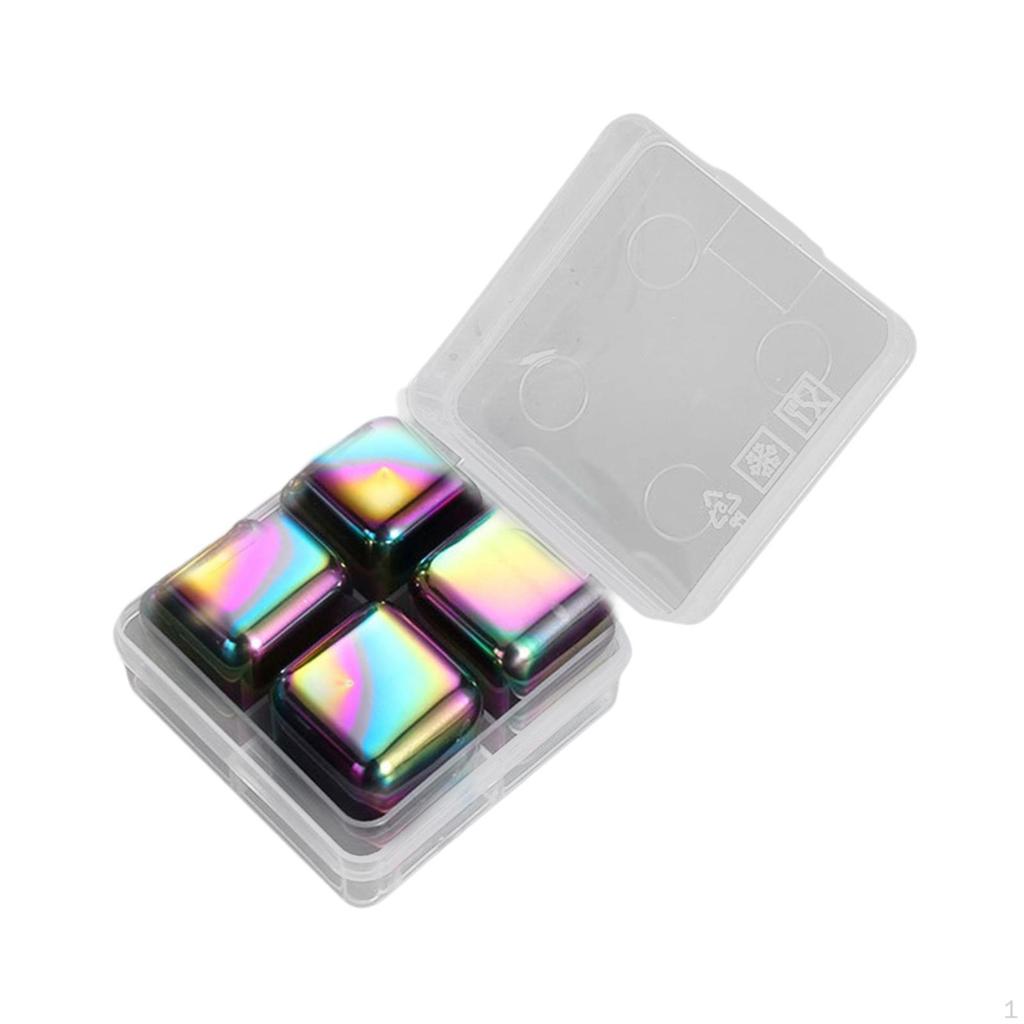 Stainless Steel Ice Cubes for Refreshing Drinks, Entertaining And Gifting