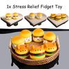 Squishy Stress Relief Toy Hamburger Pinching Cookies Soft Slow Rising Squeeze Toys Anxiety Relaxation Office Desktop Accessory