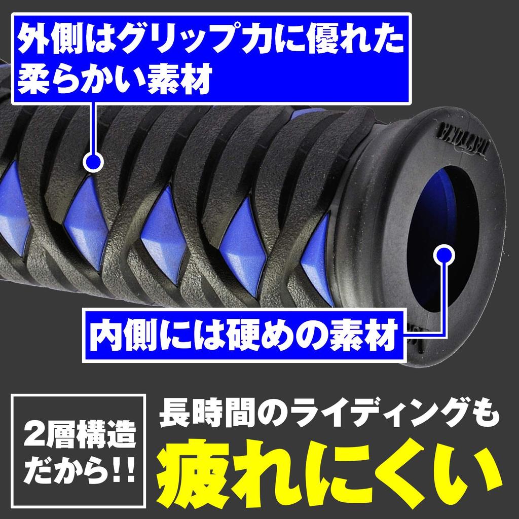 Daytona GG-D-KATANA 97483 Grippy Grip for Motorcycles Handle Diameter 0.9 Inches (22.2 Mm) 4.9