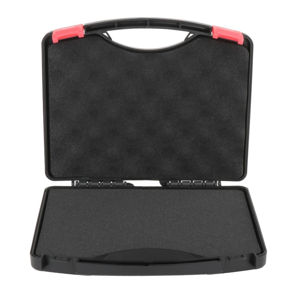 Protective Toolbox with Sponge Wear Resistant Lockable for Workplace Outdoor 255mmx210mmx70mm