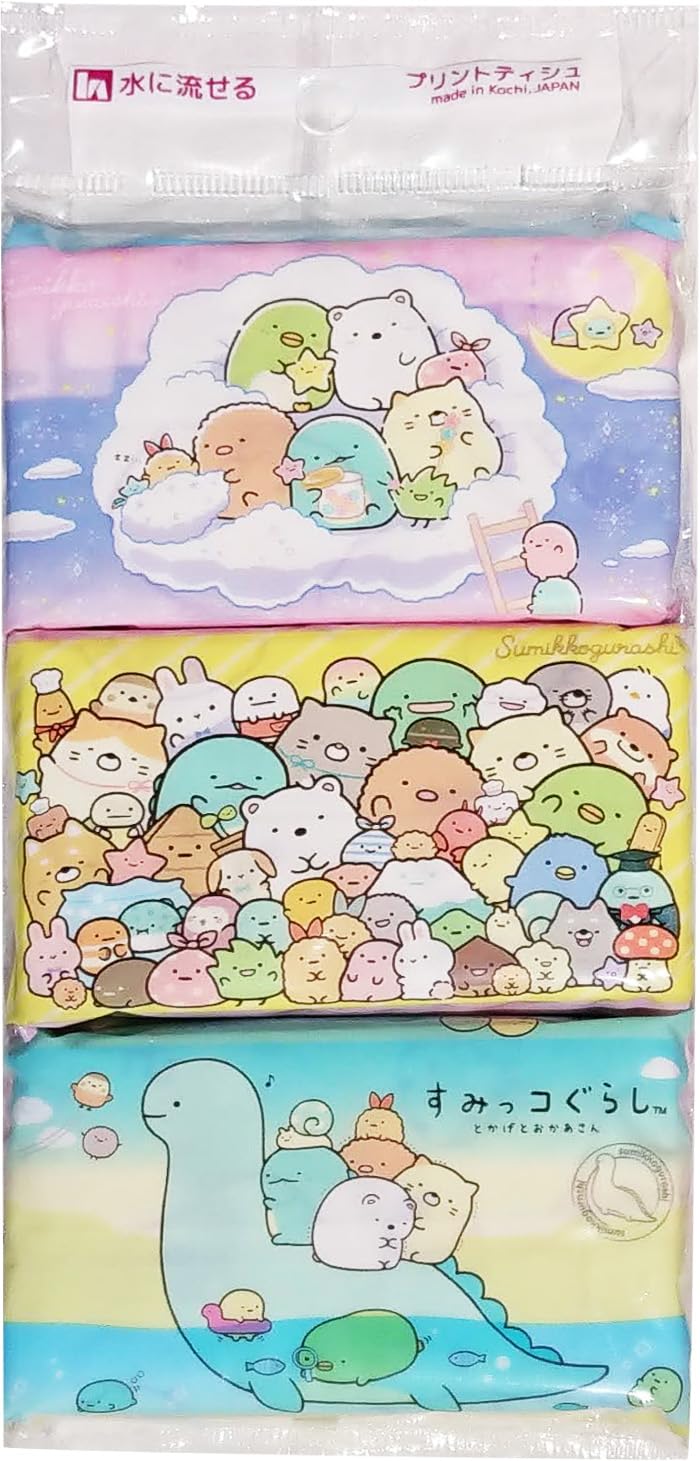 Hayashi Shoji Sumikkogurashi Карманные платочки 6 шт. x 5 упаковок