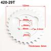 OPGT Motorcycle 24T/26T/28T/29T/31T/35T/37T Teeth 30mm Rear Gear Sprocket Fit For Honda Monkey Motorbike Pit Dirt Bike 420/428 C