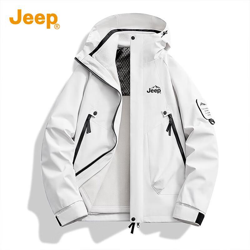 JEEP 3-in-1 Unisex Outdoor Windbreaker Jacket