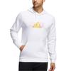 adidas Sweatshirts Men's White Hooded Moderate Regular HF4672