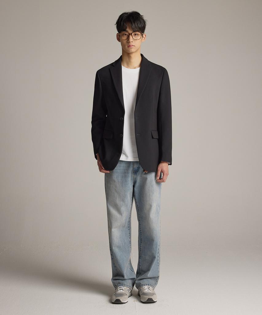 Stco Tech-Poly 4-Way Stretch Essential Setup Blazer_Black (Relaxed Fit)_Sejvz71Nsb