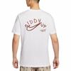 Nike Logo Breathable Short-Sleeve T-Shirt for Men White HJ3663-100