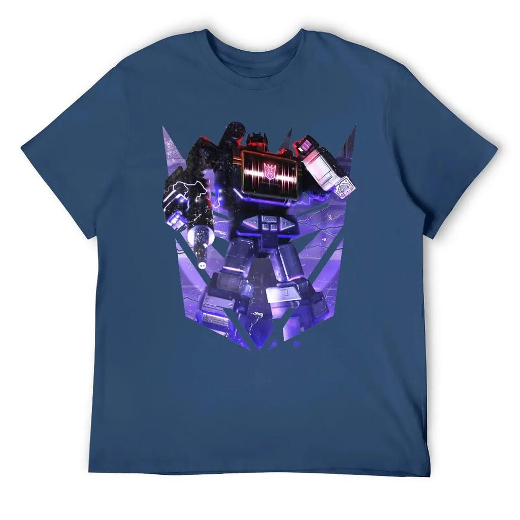 Czarny Decepticon Soundwave Wordtee Vintage 13 T-shirt Move Tees Casual Graficzny Śmieszny Nowość Dom Eur Okrągły Dekolt Transformer