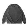 American Style Washed Long Sleeve Men's T-Shirt - Trendy, Loose, High Street Retro Cool Top