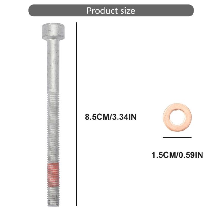 6110170060 K05073719AA Fuel Injectors Sealing Rings & Supports for W203 W204 W169 W164 W212 Automotive Maintenance 6pcs