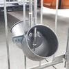Porcellini Rotondi in Acciaio Inossidabile Fattoria Bestiame Suino Mangiatoia Automatica Beverino Ciotola 21cm