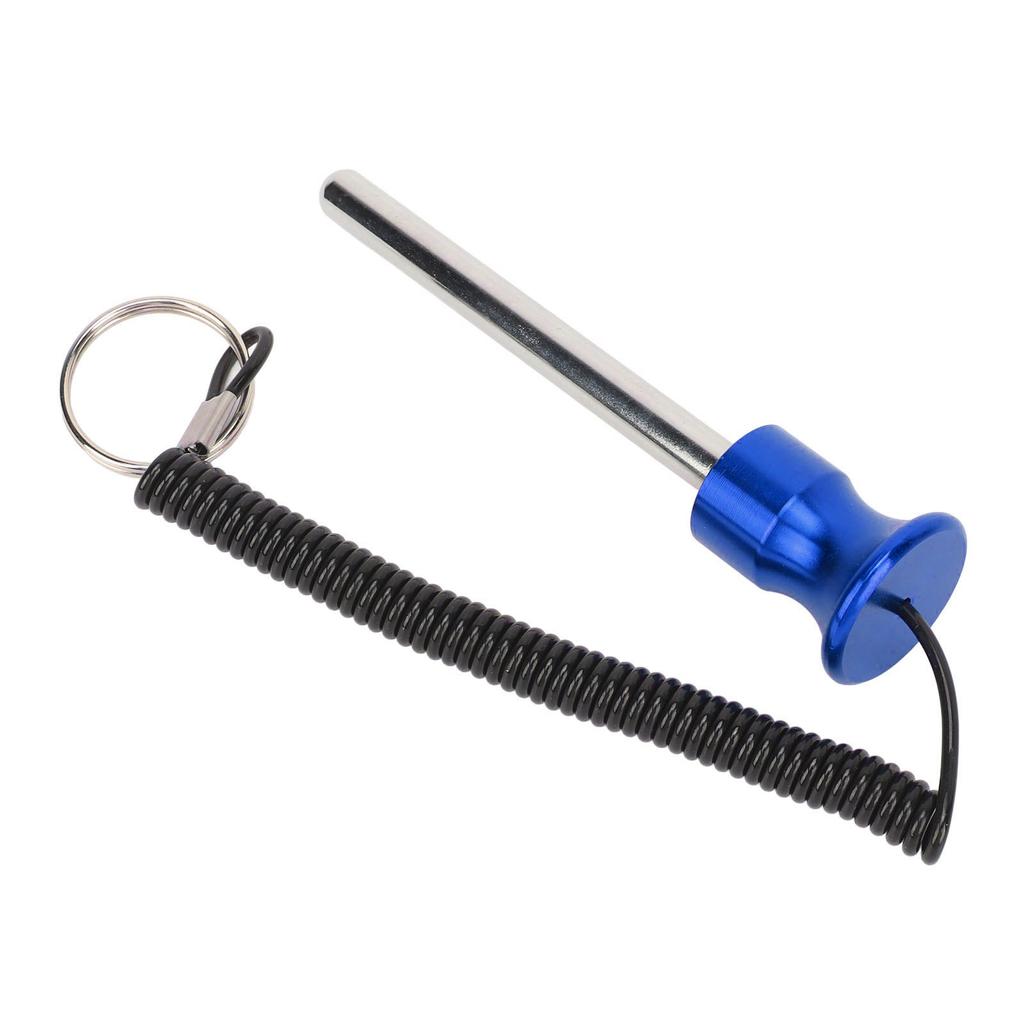 Gym Weight Stack Pin with Lanyard Enhanced Security Selector Lock Pin Gym Accessory for Workout Fitness Exercise Blue 10mm 105mm
