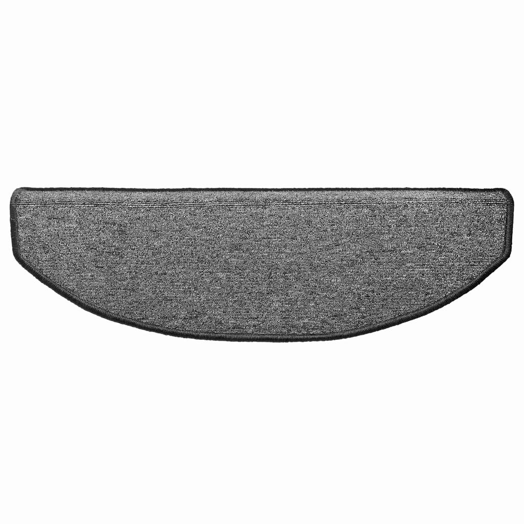 Self Adhesive Stair Protectors Semi Circular 15 pcs Dark Grey