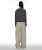PARTIMENTO WOMEN Pwc Sheer V-Neck Knit Sweater_Navy Stripe