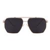 Sunglasses Female Stylish Trend Alloy Metal Frame Irregular Unique Eyewear Mens Designer Luxury Sun Eyewear Travel Fashionable