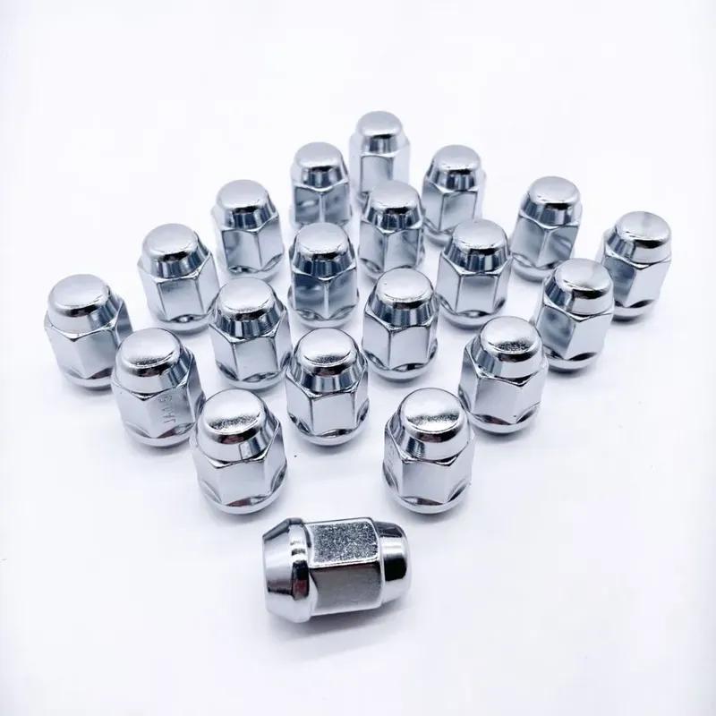 20pcs Wheel Lug Nuts Screws for Jeep Compass Dodge JCUV M12x1.5 Hex 19mm Thickness 31mm