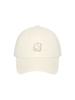 NORDISK Polar Bear Logo Cotton Ball Cap_Off White