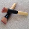 Pensule profesionale de machiaj cu mâner din lemn cu cap oblic pentru machiaj pentru față Instrumente de perie frumusețe