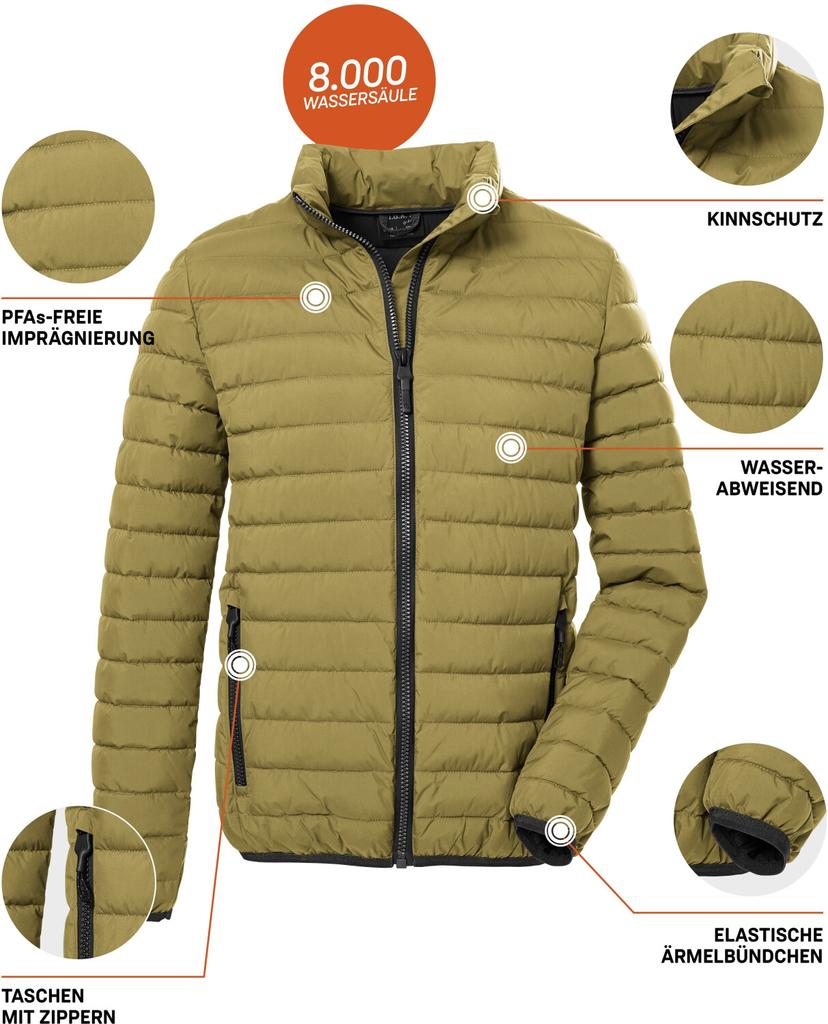 Winter Jacket G.I.G.A. DX by Killtec GW 6 MN QLTD JCKT Pistachio