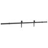 Vidaxl System for Sliding Door Installation, 213.5 Cm, Steel, Black