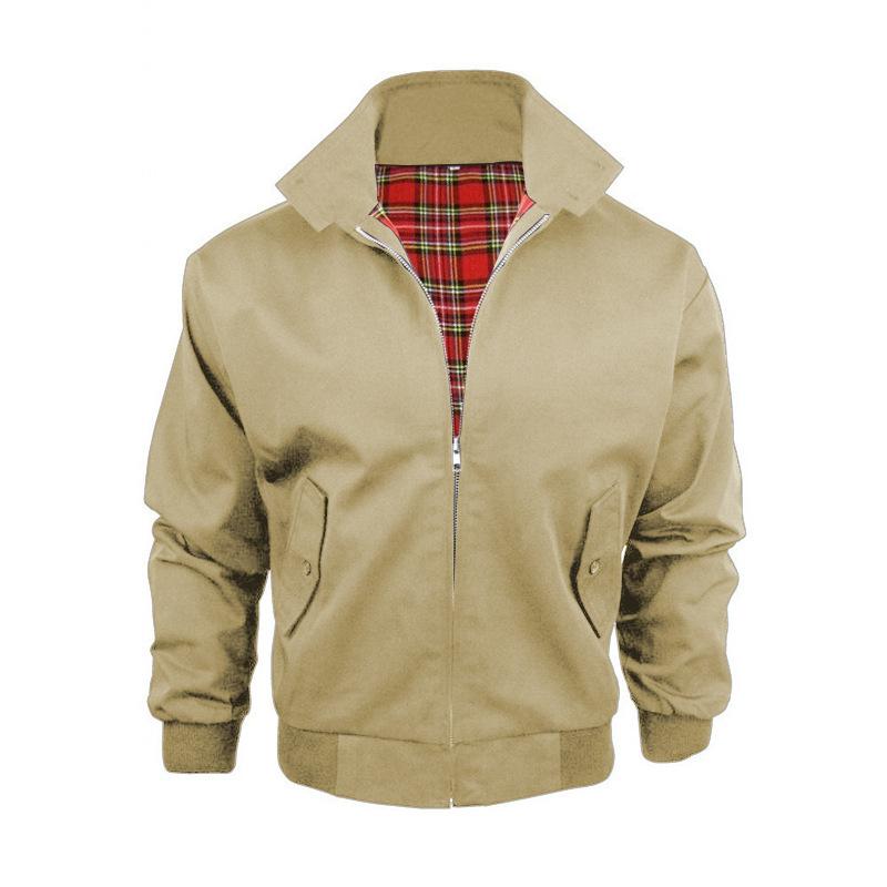Giacca bomber vintage europea classica retrò da uomo giacca a vento streetwear cappotti alla moda taglie forti