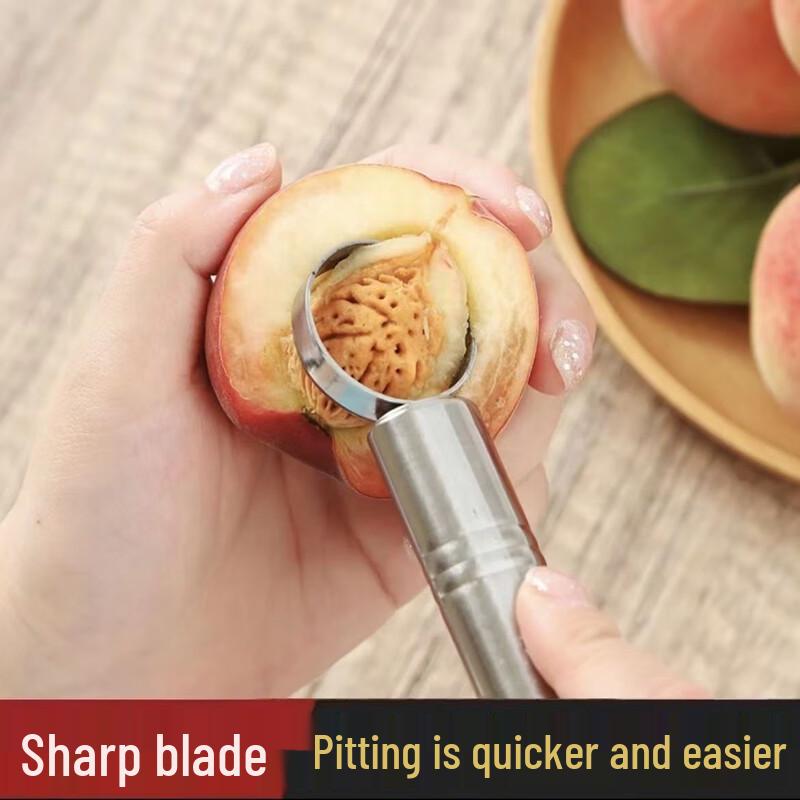 Xinkai Stainless Steel Peach Pitter & Corer