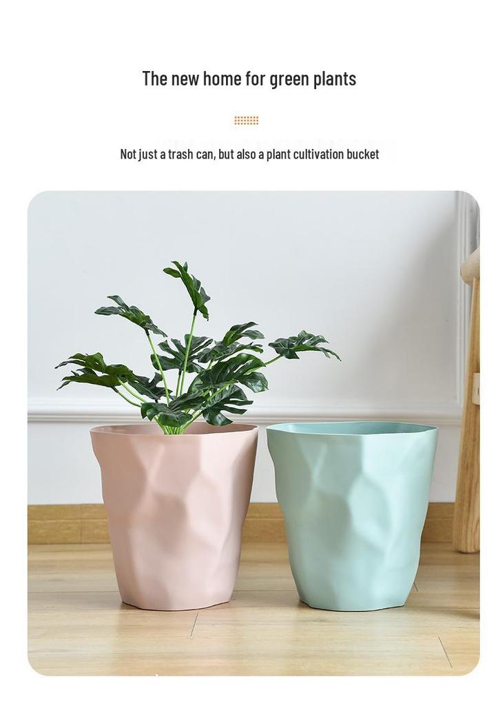 Nordic Simple Design Creative Trash Can for Kitchen, Living Room, Bedroom, Bathroom
