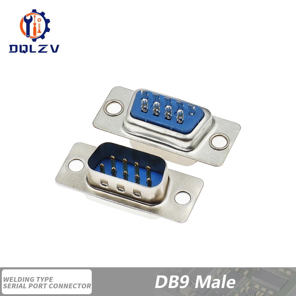 DB15 DB25 DB9 DB37 Parallel Serial Port Fmale/Male Solder Connector+Plastic Assemble Shell Cover 37 9 15PIN VGA Adapter