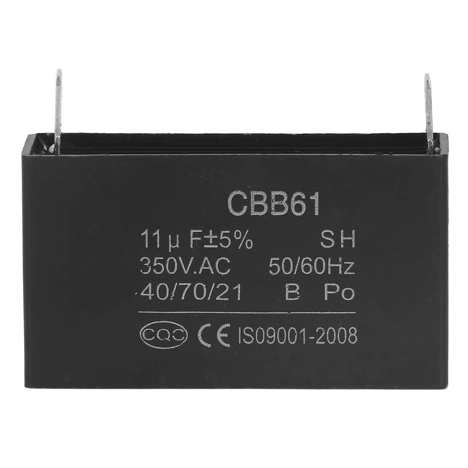 Cmperipheral Unisex Gasoline Generator Capacitor Cbb61 Abs 11Microfarad Air Conditioning Motor Capacitor For Refrigerator 350V