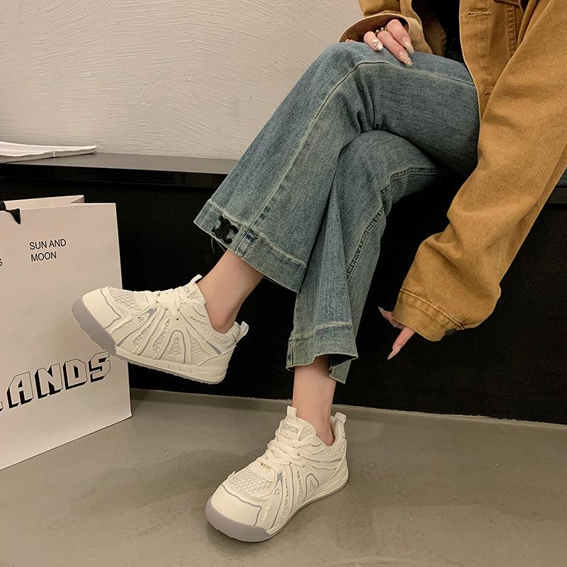 Ošklivé roztomilé silné prodyšné síťované německé tréninkové boty dámské 2025 nové retro barevné univerzální sportovní a volnočasové boty Forrest Gump