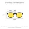 Plain Glasses Flip-Up Night Vision Anti-Blue Light Clip-On Lenses Specialized Gaming Ultra-Lightweight Uv-Protective Eyewear
