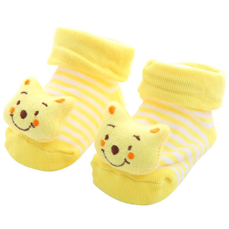 3D Baby Soccer Socks Anti-Slip Cotton Infant Socks Cute Football Pattern Soft Newborn Toddler Socks for Baby