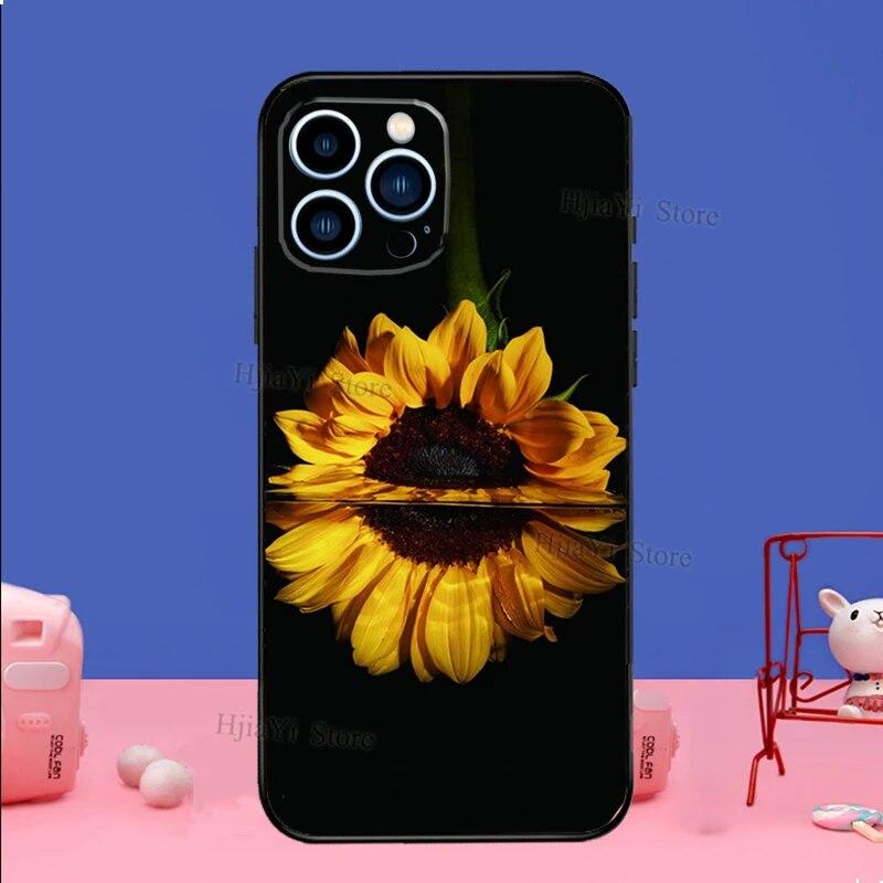 Husă de telefon Sunny Sunflower pentru iPhone Samsung Galaxy Redmi Xiaomi Oppo OnePlus Note SA 7 8 9 10 11 12 13 14 20 21 22 23 53 54 Pro Max Ultra Soft TPU
